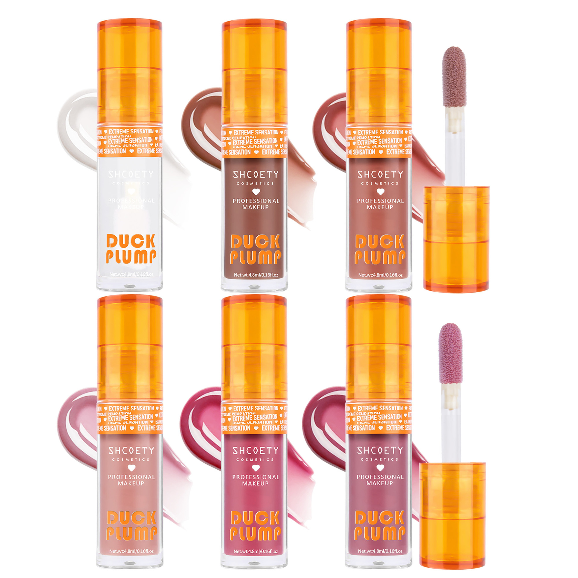 SHCOETY Cross-border Duck Lip Oil, Lip Gloss, Mirror Lip Gloss, Dudu Lip Gloss, Liquid Lipstick, Lip Care Oil and Makeup Item Picture