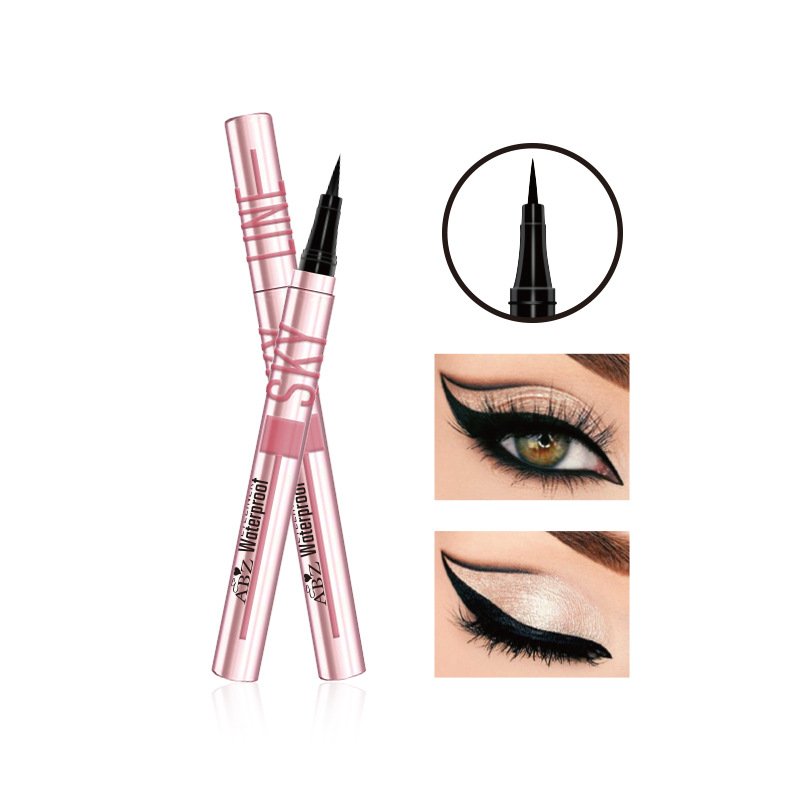 Cross-border eyeliner pen: waterproof, sweat-proof, quick-drying, non-smudge, long-lasting, precise, ultra-fine eyeliner liquid pen, black Eyeliner Specification drawing