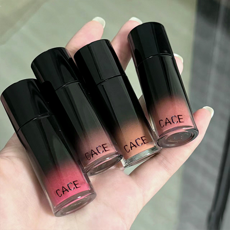 CACE Twilight First Translucent matte Lip Gloss, silky smooth, whitening, Velvet Lip gloss, versatile and affordable, available in six colors full figure