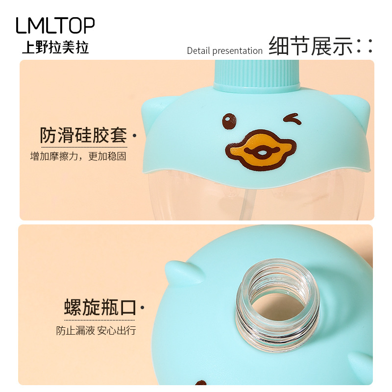 LMLTOP Cartoon Spray Bottle 60ml Cosmetic Dispensing bottle Travel Compact Portable Empty Bottle Spray Bottle SY719 details Picture