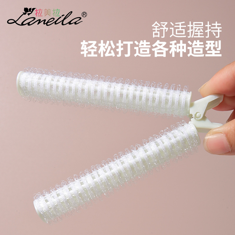 Two Latin American root-pulling and voluminous hair curling clips, a must-have for lazy people with high heads, air bangs and self-adhesive curling details Picture