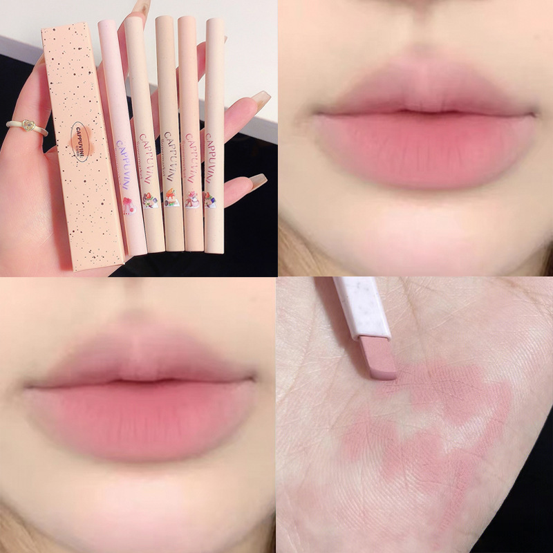 Cappuvini lip liner pen Outline lip shape shaping nude lipstick pen Lip pen Domestic makeup lipstick pen Lipstick Application Scenario