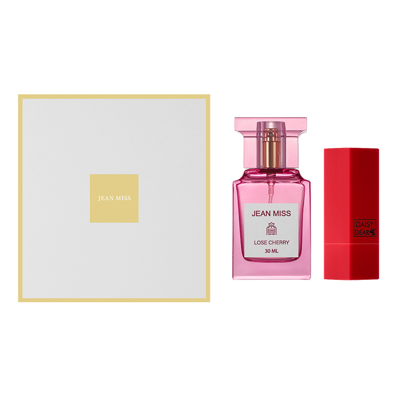 Xiaocheng Yixiang Lipstick and Perfume Gift Box, long-lasting light fragrance, not easy to fade, velvet moisturizing Lipstick Set, Makeup wholesale Item Picture