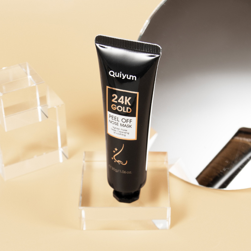 Cross-border Version QUIYUM24K Gold Peel-off Nasal Mask 30g (Color box) Cleansing, hydrating and moisturizing Application type details Picture