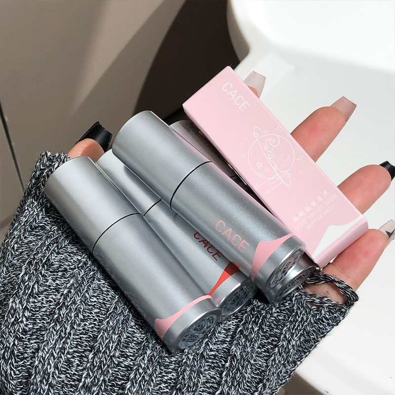 Wholesale of CACE's new light velvet satin matte lip mud velvet matte lipstick for natural whitening at an affordable price for students Specification drawing