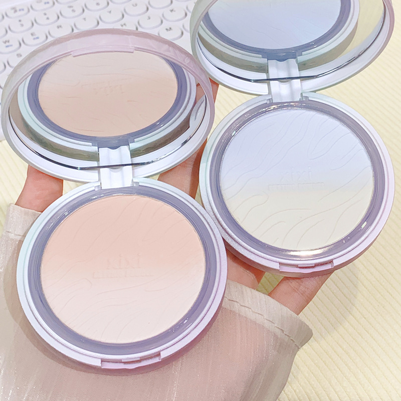 xixi Rain Ink Cloud Neon Soft Focal Powder Compact, long-lasting concealer, Setting, loose Powder, waterproof, sweat-proof and non-smudging Honey Powder Compact details Picture