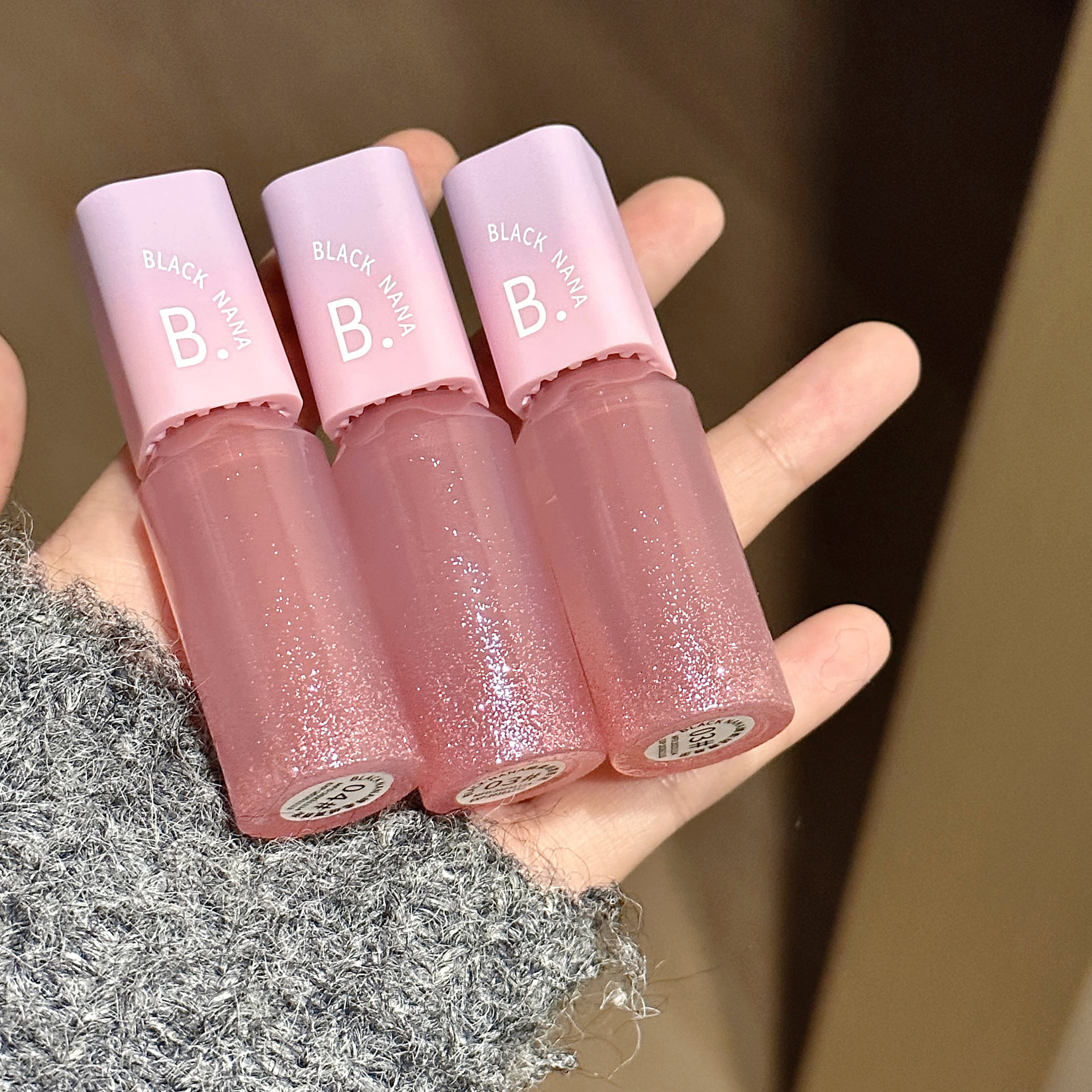 BLACK NANA soft velvet misty Lip mud velvet matte whitening lip glaze Women's high school color versatile, live-streaming affordable full figure
