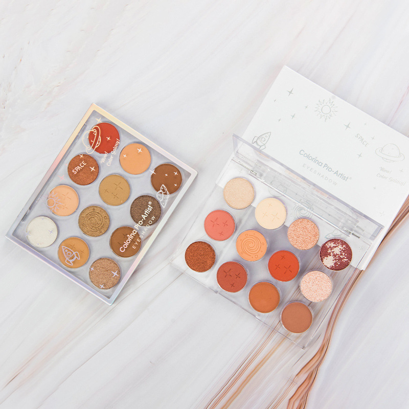 Cross-border beauty eyeshadow fine, polarized, matte and pearlescent genuine brand cosmetics eyeshadow palette factory direct sales and wholesale full figure