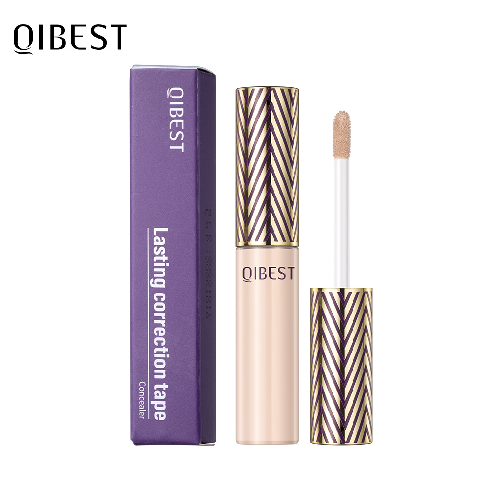 QIBEST Concealer is waterproof, sweat-proof, long-lasting, and does not easily smudge. It can cover pigmentation, acne marks, fade dark circles, and is a contouring liquid Item Picture