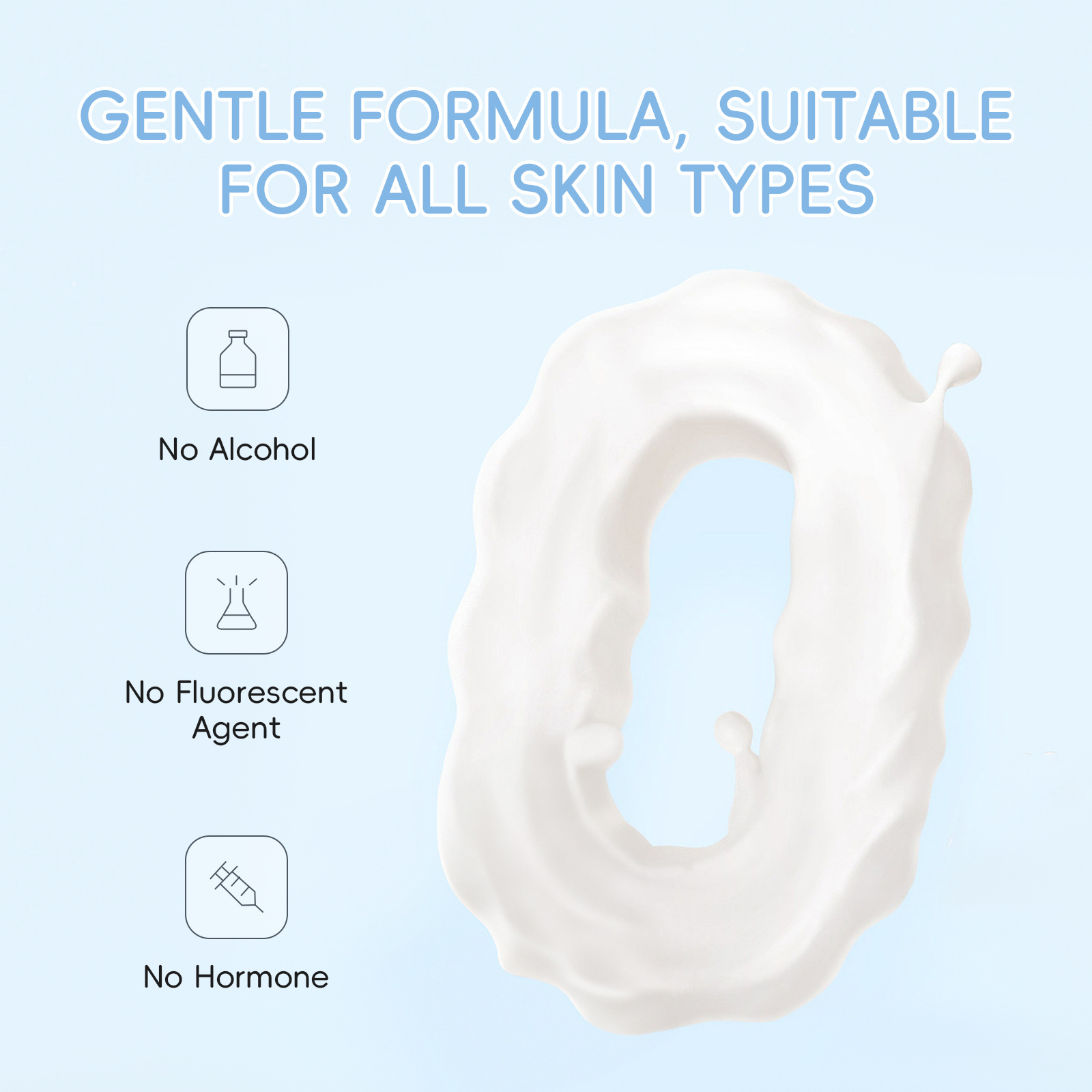 Cross-border LAIKOU Milk Hand Cream for repairing hands and moisturizing 200g Moisturizing, FDA skin care products in stock from the manufacturer Specification drawing