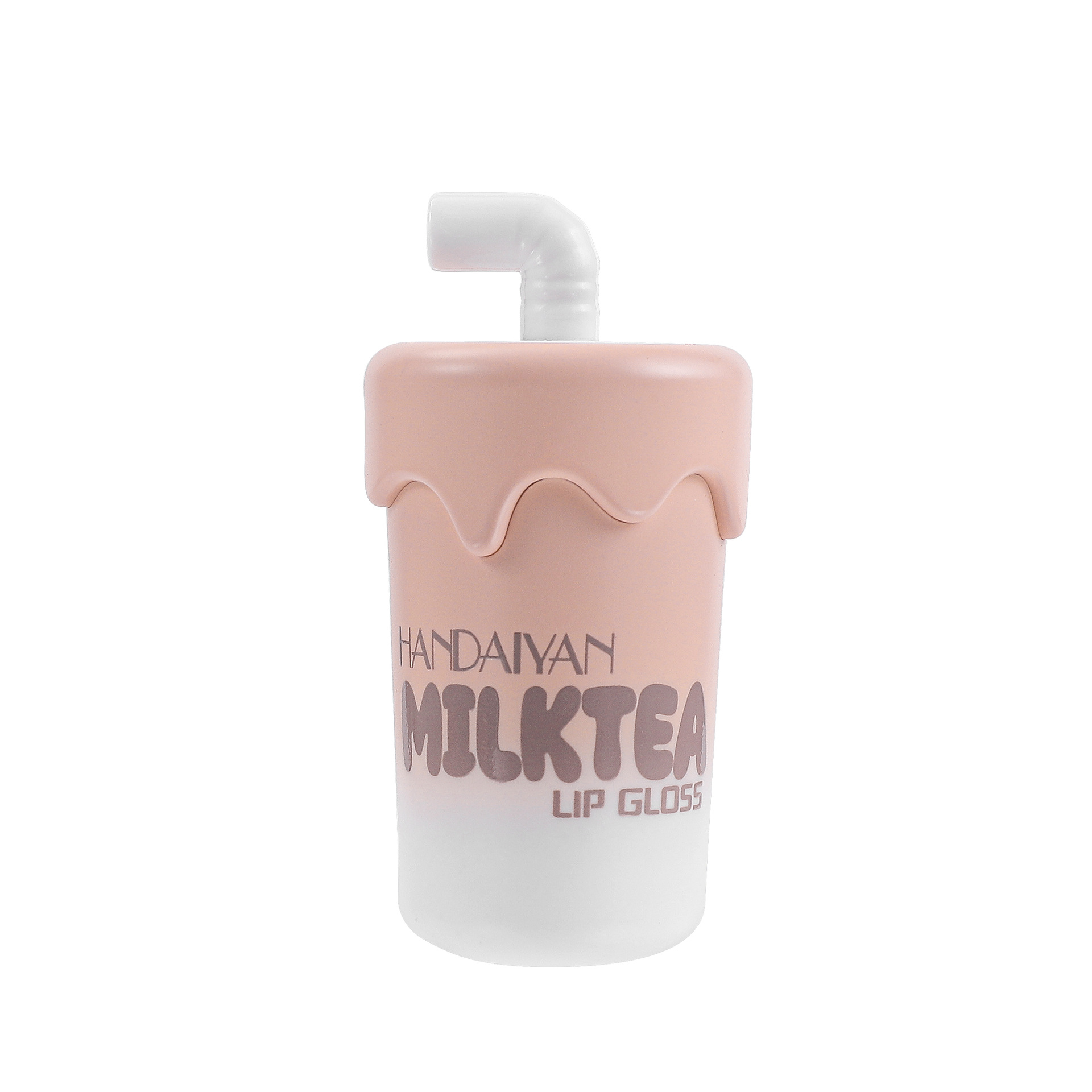 Milk tea cup lip gloss in stock: 6-color non-stick cup moisturizing matte handaiya Lip and cheek dual-purpose, cross-border exclusive lip gloss Item Picture
