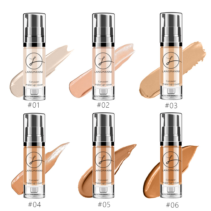 langmanni Foundation Concealer is not easy to smudge and BB cream is available in 6 colors full figure