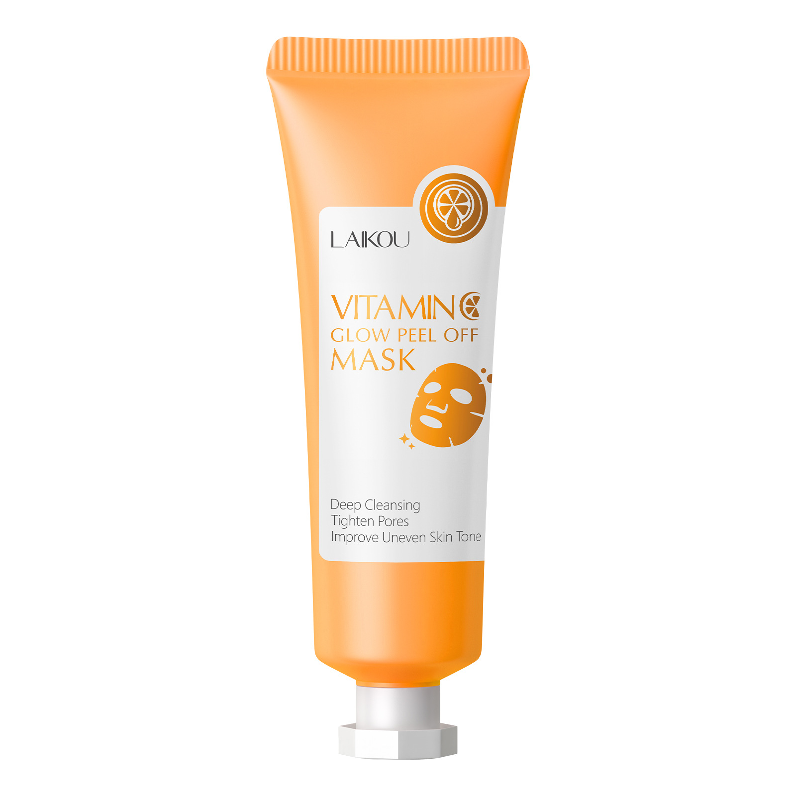 Cross-border LAIKOU Vitamin c peel-off Mask 50g(Tube) for pore cleansing, fda cosmetics manufacturer, in English stock Item Picture