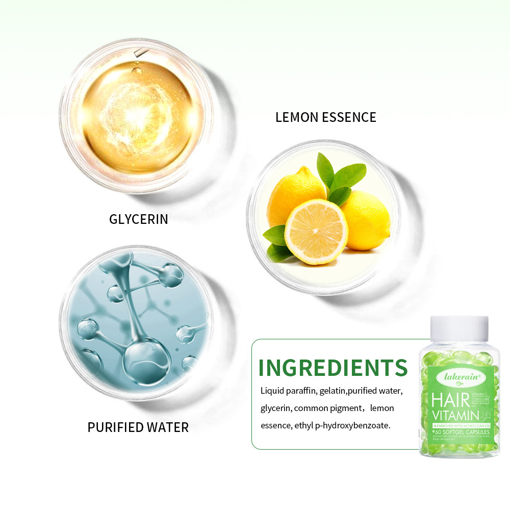 Lakerain Hair Care Essential oil Specification drawing