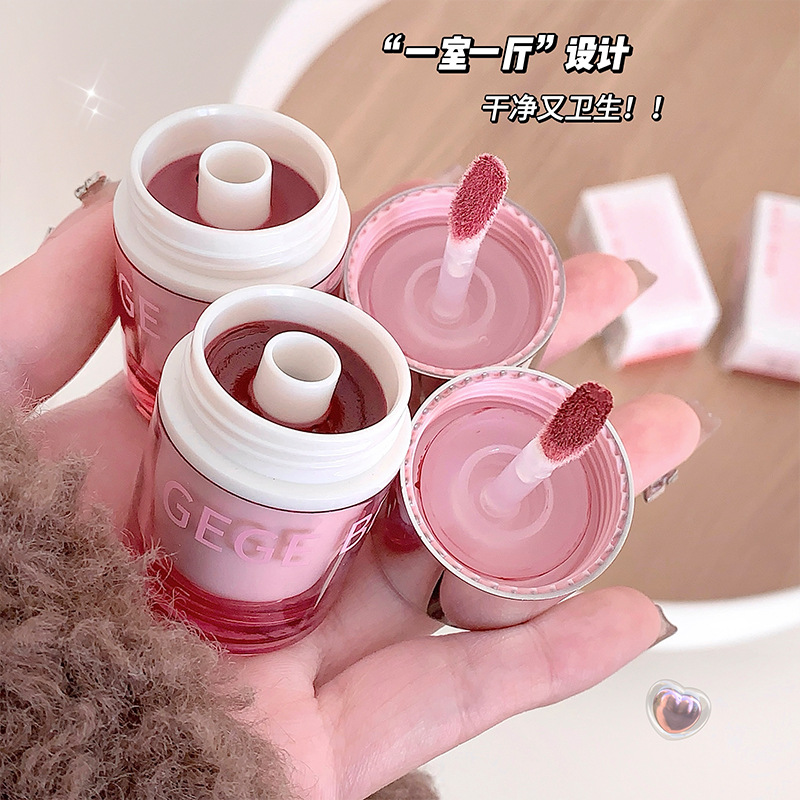 Gege bear Crystal Clear Locking Light Lip Freeze for Spring and Summer hydrates, moisturizes, brightening, prevents dryness and cracking, and the mirror surface is not easy to stick to the cup for makeup Specification drawing