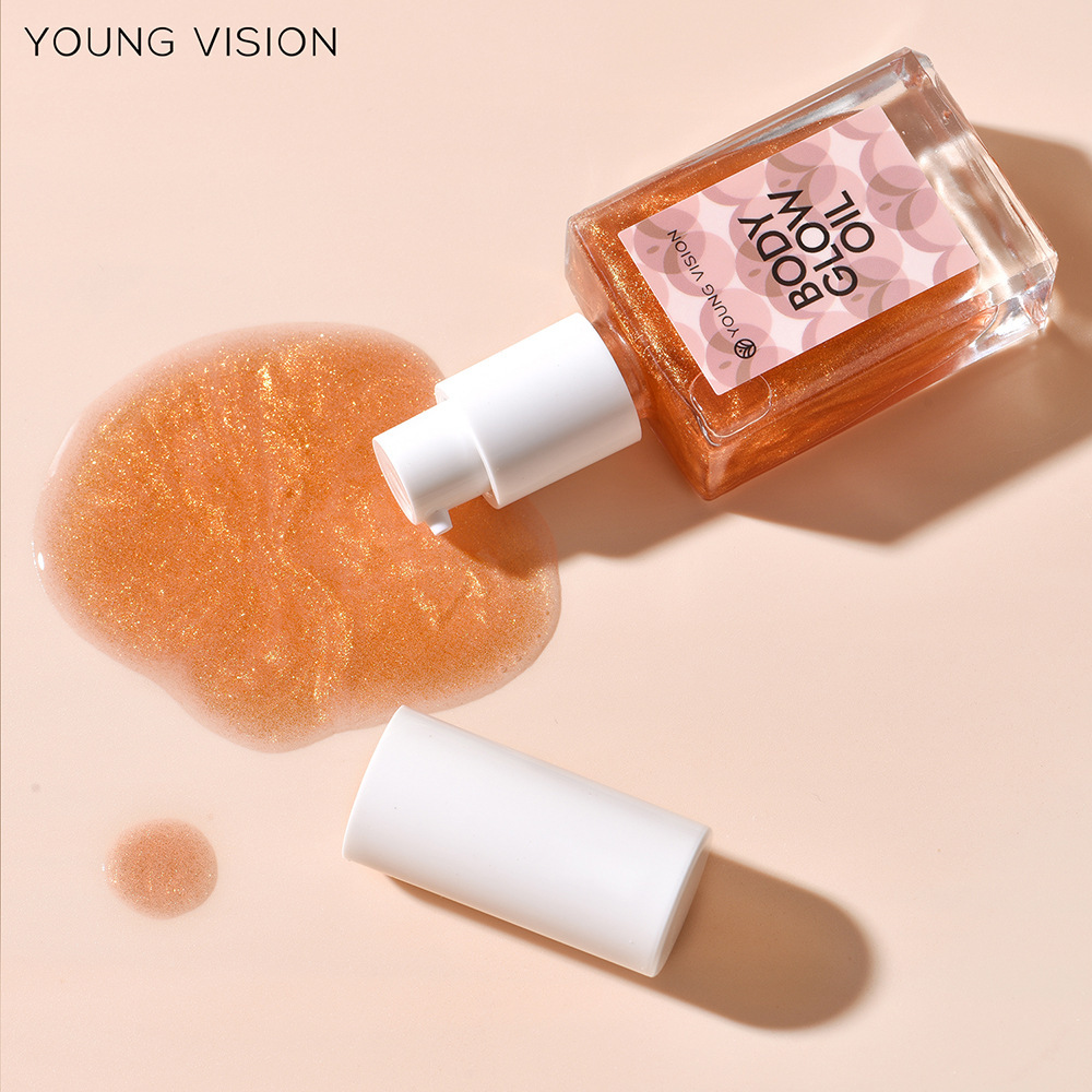 YOUNG VISION Fragrance Highlighter, Facial Contouring Highlighter, Whole Body Brightening Liquid, Beach Sexy Body Application Scenario