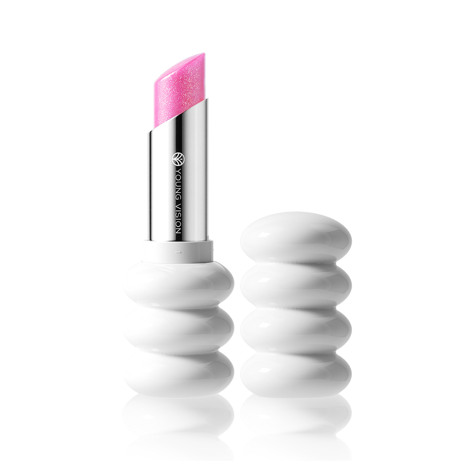 YOUNG VISION 6-color Spiral Moisturizing Lipstick with Fine Sparkling Lip Gloss Item Picture
