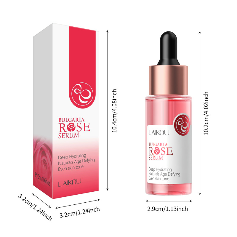 LAIKOU Rose Essence 30ml Hydrating, moisturizing and nourishing skin Facial care essence manufacturer in stock wholesale Item Picture