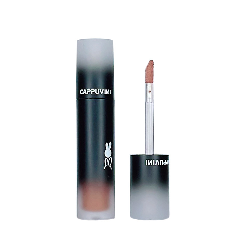 Cappuvini Inverted Macaron Lip Clay Lip Gloss Matte matte Velvet Whitening Lip Gloss Student Affordable lipstick Item Picture