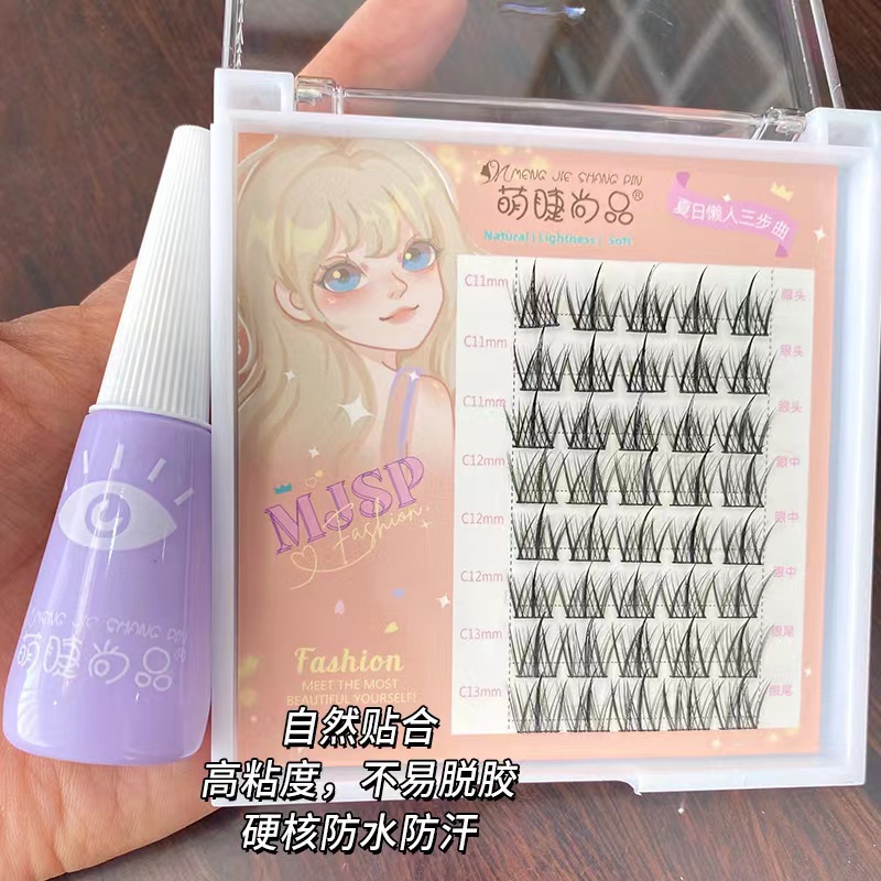 Mengjie Shangpin False eyelash Glue 12ml naturally adheres, does not fall off easily, is easy to remove, dries quickly and is hypoallergenic for false eyelashes Specification drawing