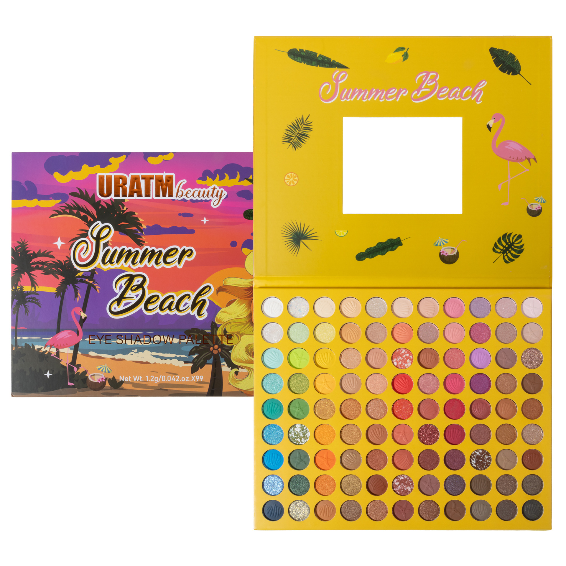 Cross-border bestseller 99-color makeup palette, matte pearlescent fine glitter eyeshadow palette, long-lasting without smudging, easy to apply, waterproof makeup Item Picture