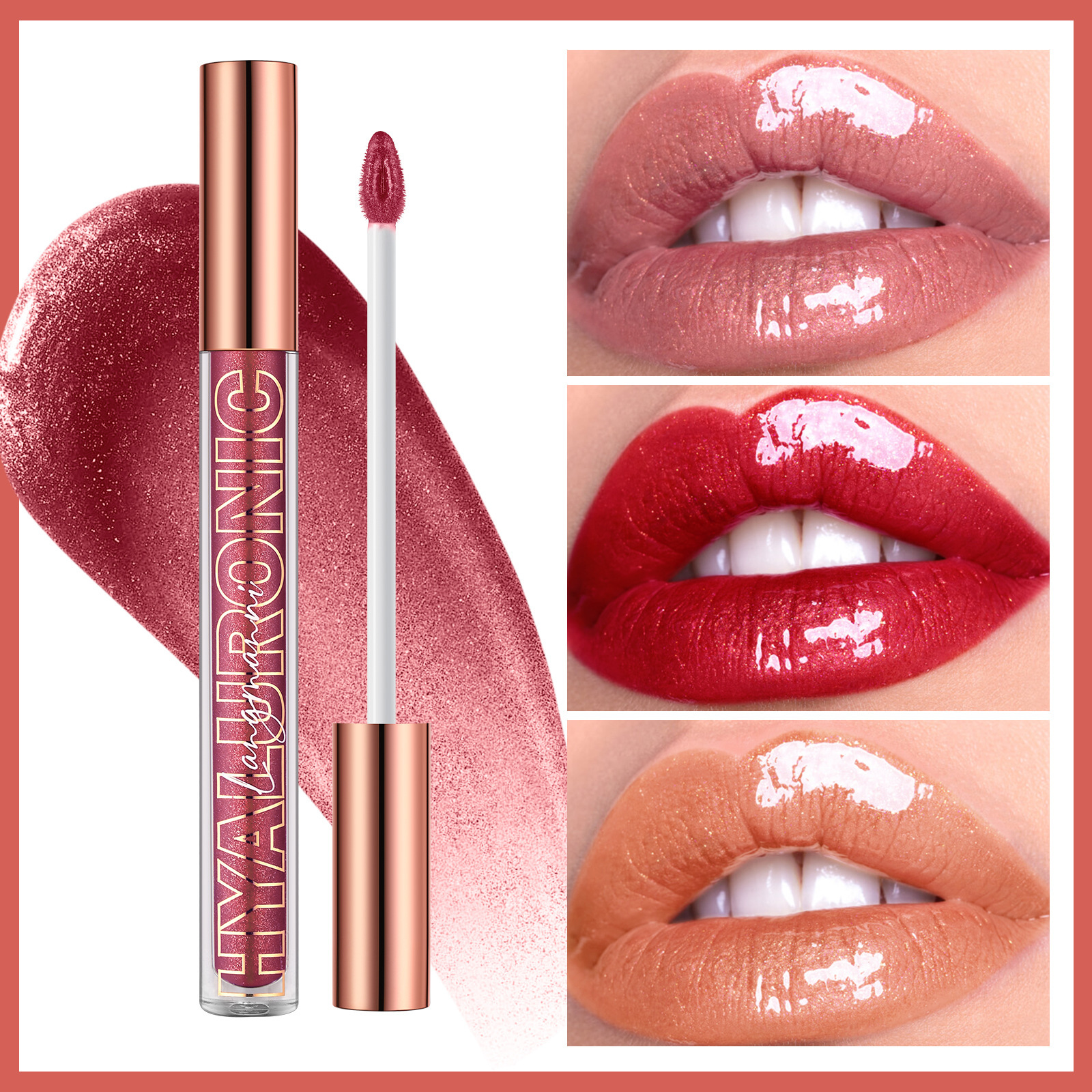 LANGMANNI Lip gloss glitter lip gloss is available in 8 colors details Picture