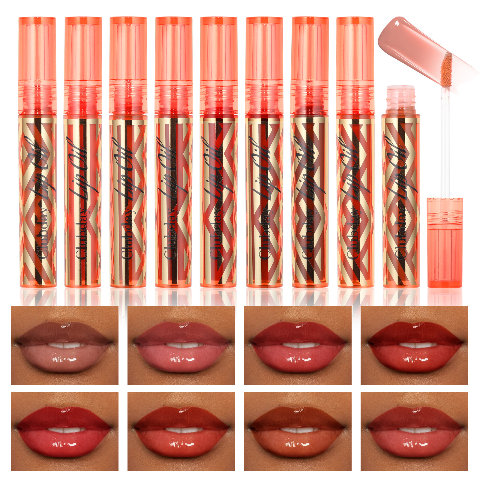 Clubday Natural Water Gloss Lip Gloss Water Mirror Lip Gloss full figure