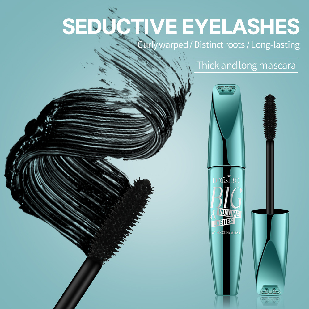 Cross-border Crown Mascara is thick, slender, waterproof, non-staining, long-lasting and thick. TEMU curls and sets the shape for eyelashes full figure