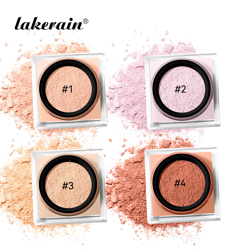 lakerain Square Box Setting Loose Powder Clear and matte Honey Powder Item Picture