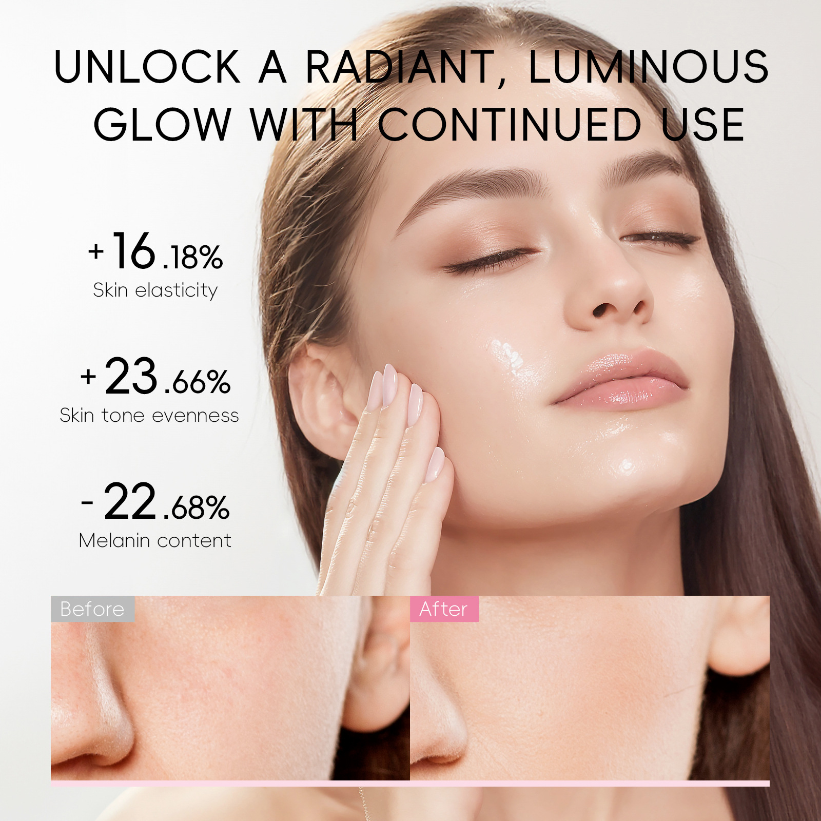 Cross-border new product Laikou Cherry Blossom Essence Ampoule 2ml*10 Facial Hydrating and Moisturizing Essence wholesale Niacinamide Application Scenario