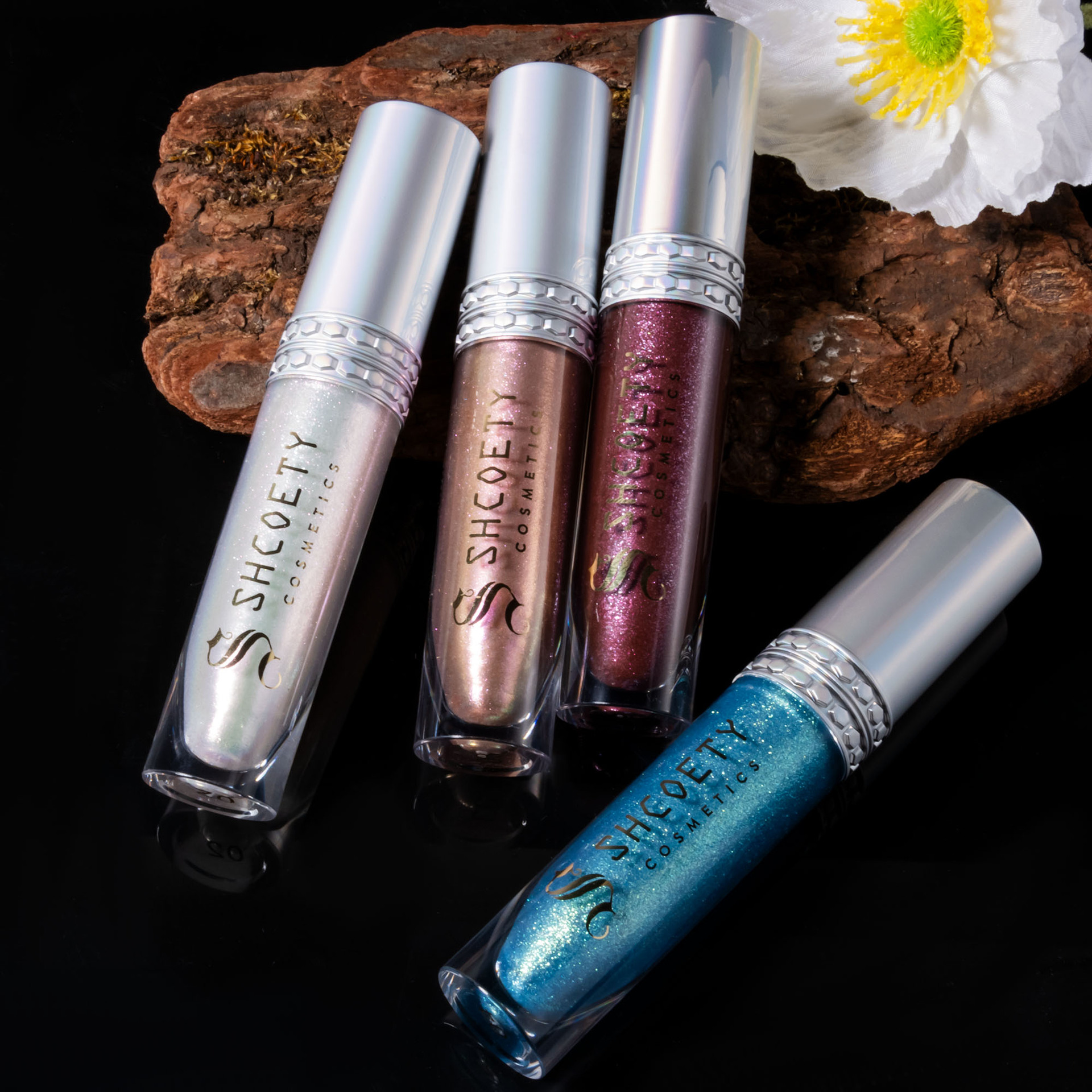 SHCOETY Cross-border Sparkling Polarized Lip Gloss is long-lasting and easy to color, with a dazzling bright lip gloss and a fine pearlescent glow that moisturizes the lips Specification drawing