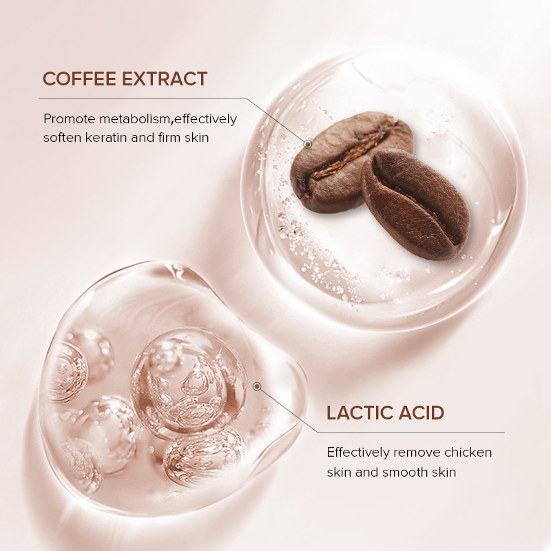 Cross-border Laicome coffee Scrub Body keratin hydrating, rejuvenating and brightening skin care products manufacturer wholesale details Picture