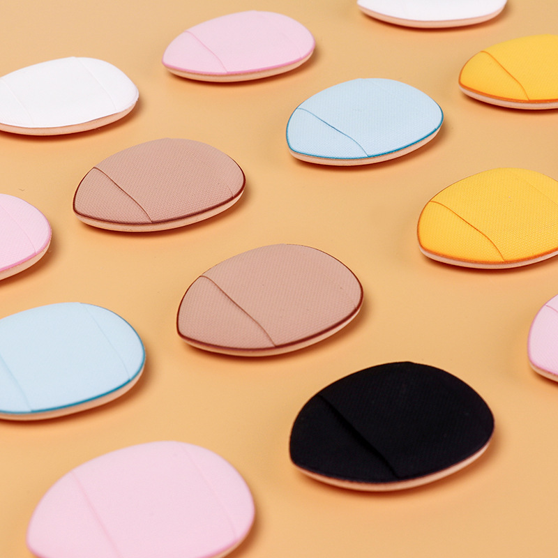 mini finger powder puff, small air cushion concealer, water drop cotton candy makeup sponge, mini thumb powder puff wholesale Specification drawing