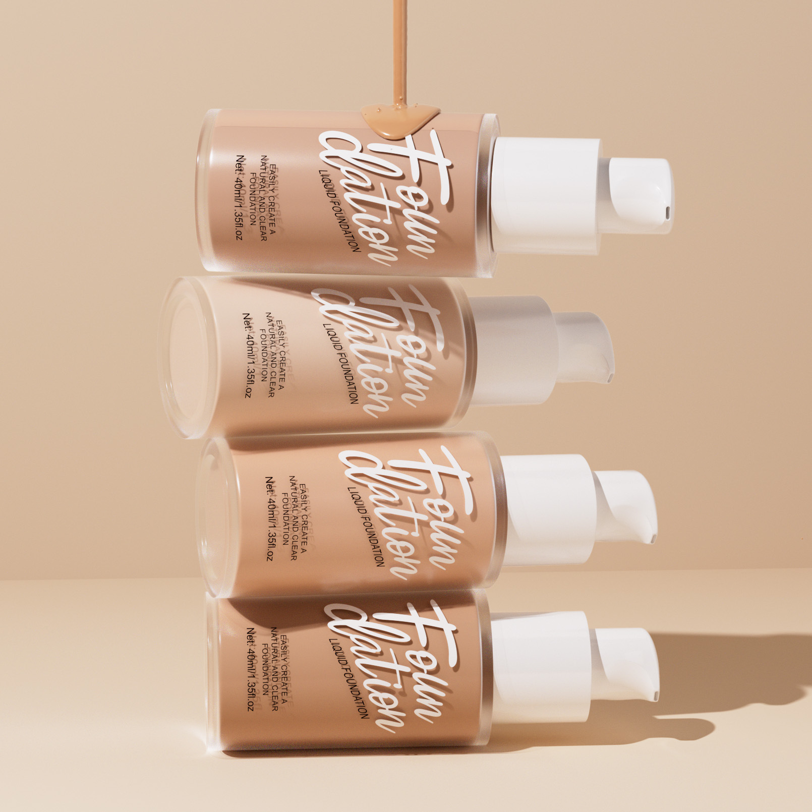 Hellokiss Foundation is a clear, smooth, natural and long-lasting European and American Foundation matte foundation makeup Application Scenario