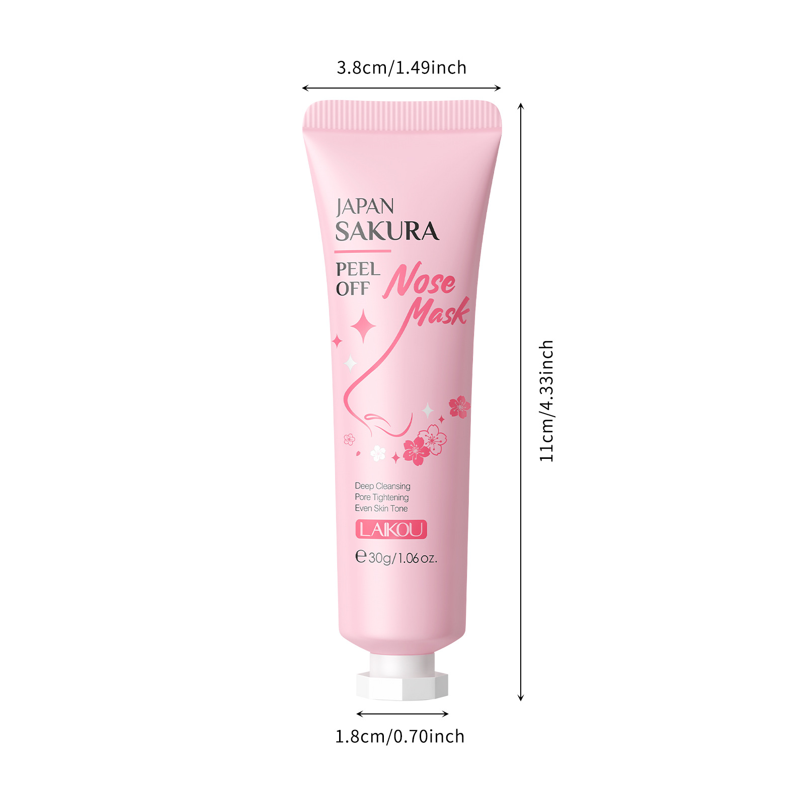 Cross-border LAIKOU Cherry Blossom Nasal Mask 30g Hydrating, Moisturizing and Cleansing Skin care product manufacturer's wholesale in stock Item Picture