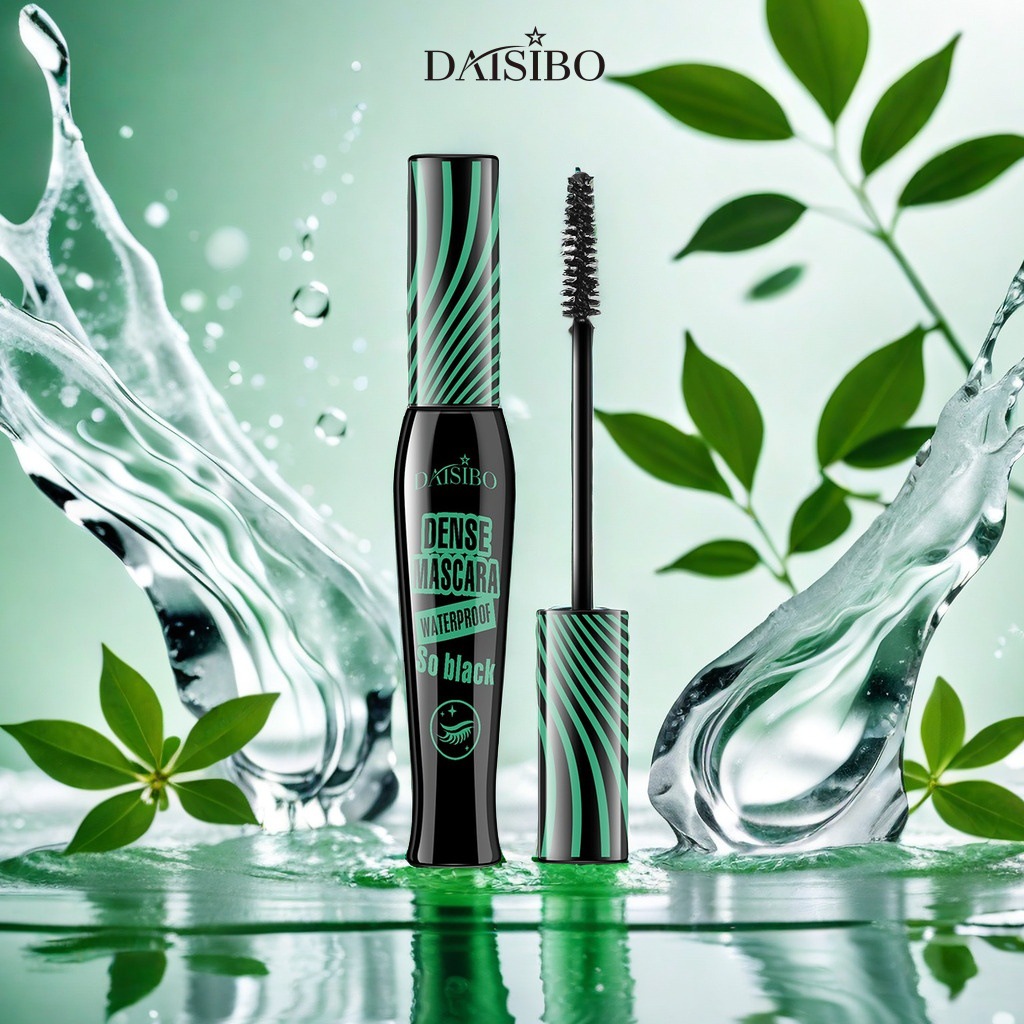 The cross-border bestseller DAISIBO three-color mascara is waterproof, sweat-proof, naturally thickening, lengthening, and does not smudge, curl, or cause a cool black color full figure