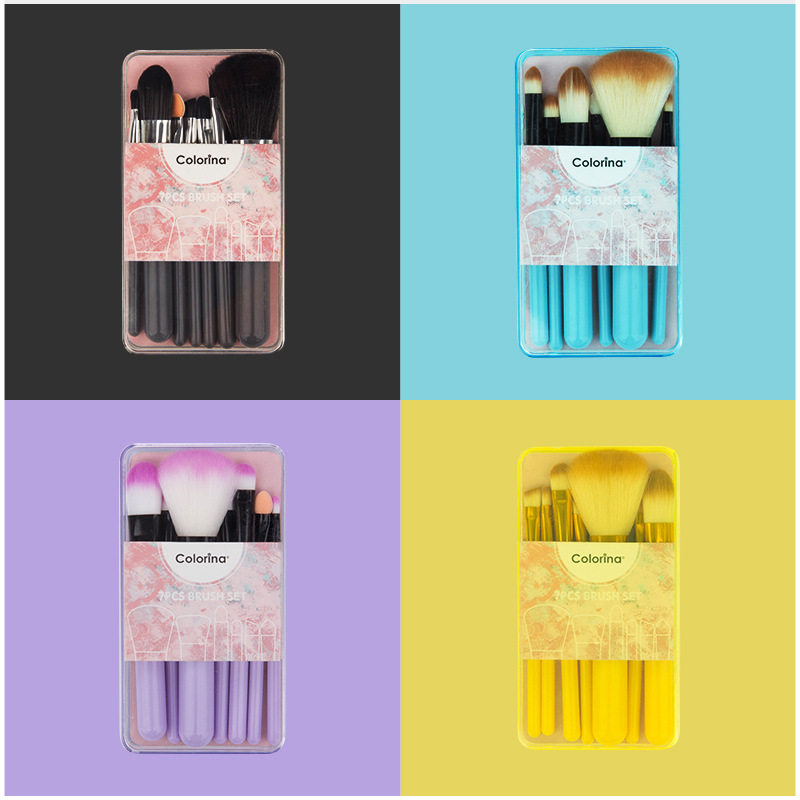 Cross-border customized makeup brush set, macaron blush brush, eyeshadow brush box set, affordable and portable makeup tools wholesale Application Scenario
