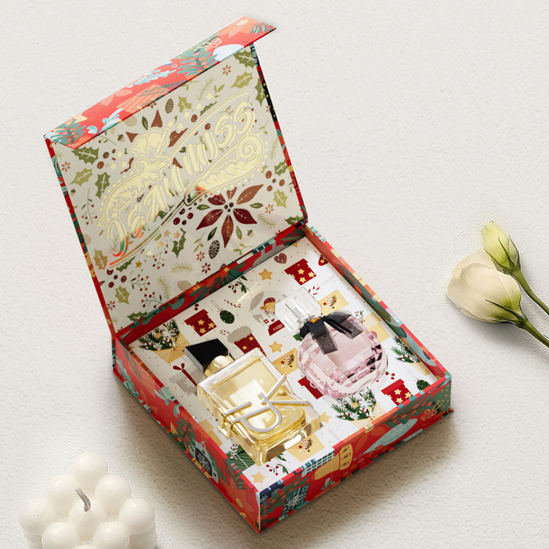 Xiaocheng Yixiang Christmas Perfume Set, long-lasting fragrance, cross-border bestseller on Douyin and Kuaishou, Spring Festival Perfume Gift box wholesale Specification drawing
