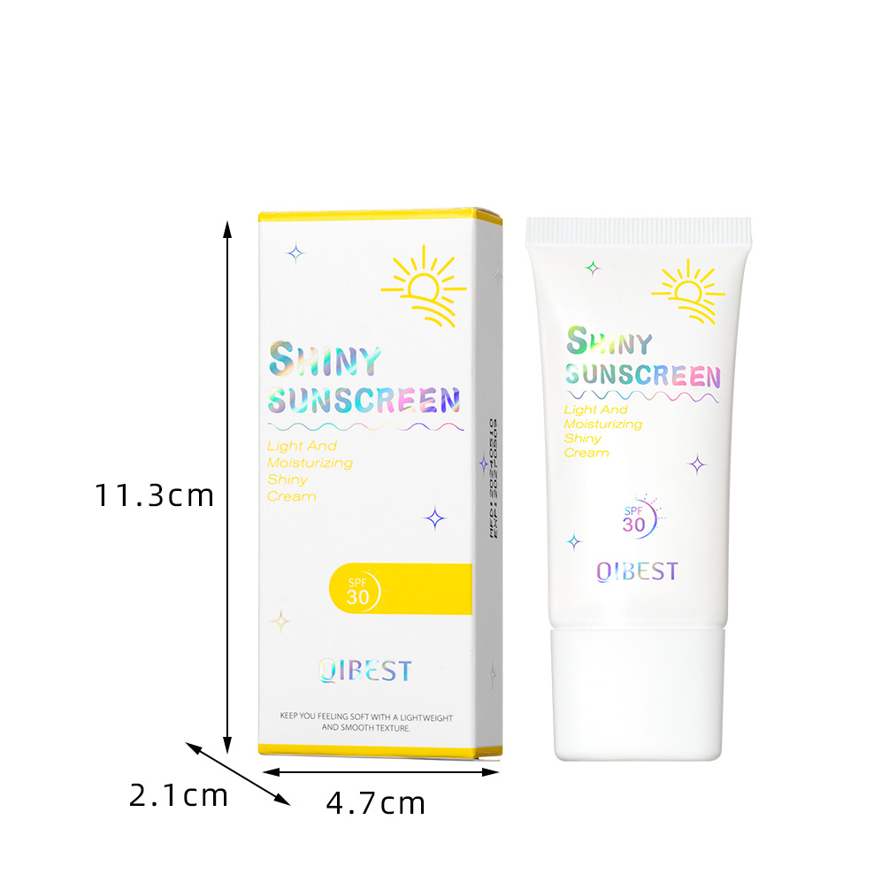 QIBEST Cross-border Isolation Pearlescent Brightening Primer Moisturizing, Natural, Refreshing, Oil-Control and Non-Greasy Hydrating Isolation Lotion Item Picture