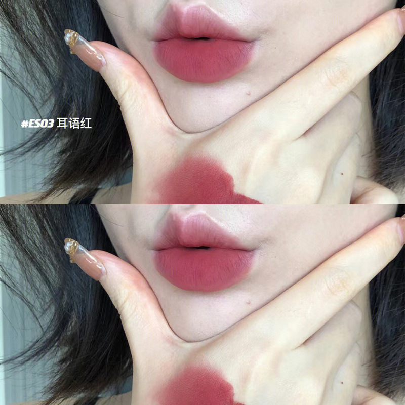 Cappuvini Concentrated Lip Gloss matte lip gloss Velvet nude lipstick does not stick to cups, does not fade, affordable for students Application Scenario