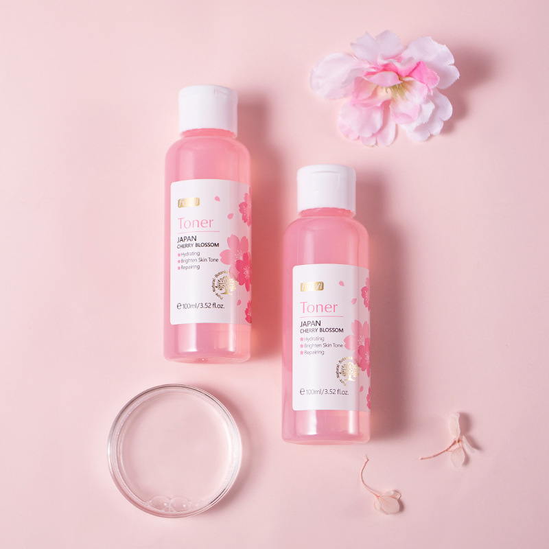 Cross-border fenyi Japanese Cherry Blossom Water 100ml Hydrating and Moisturizing Toner Skin care products Cross-border supply Specification drawing