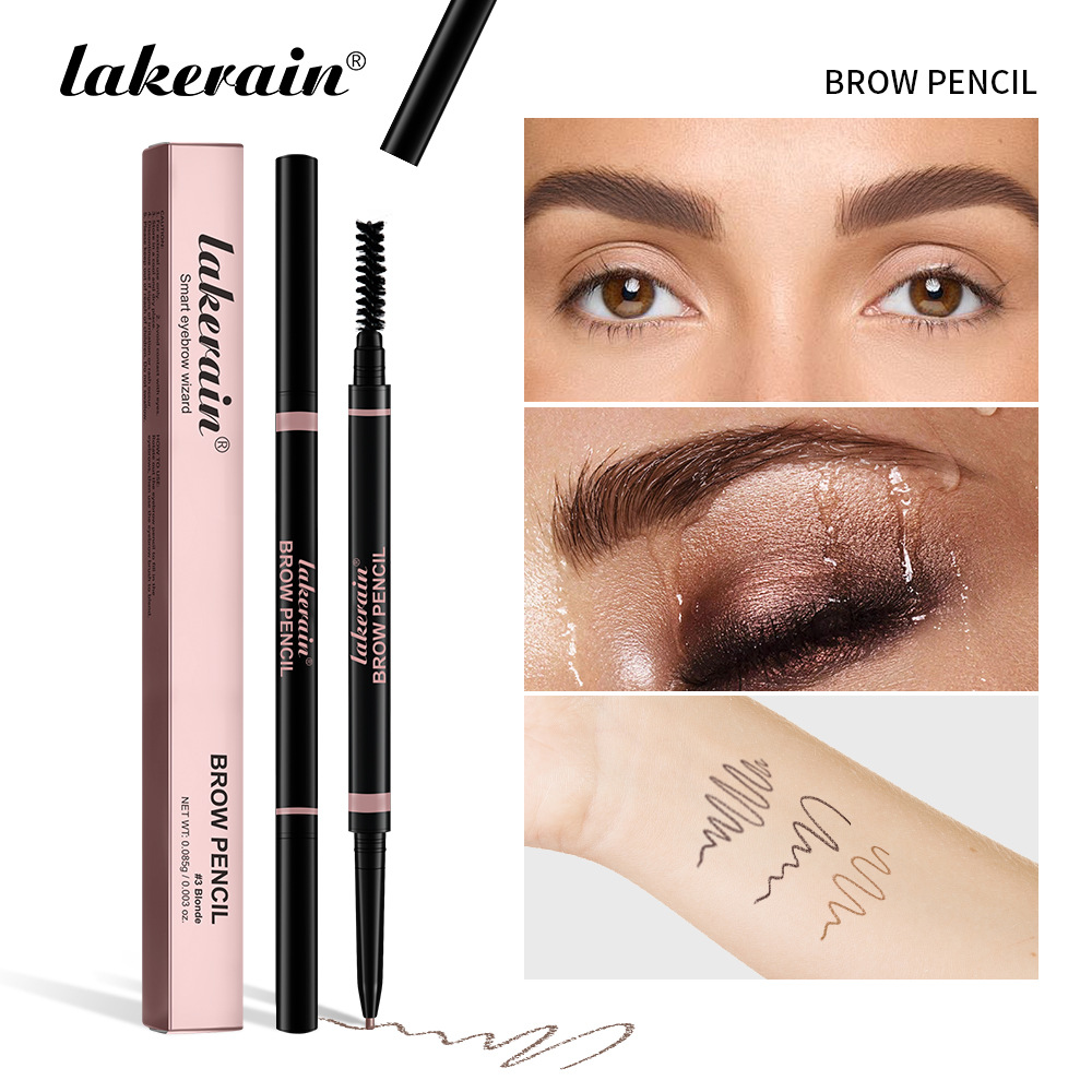 Lakerain Eyebrow Pencil Two-in-One Wild Eyebrow Pencil full figure