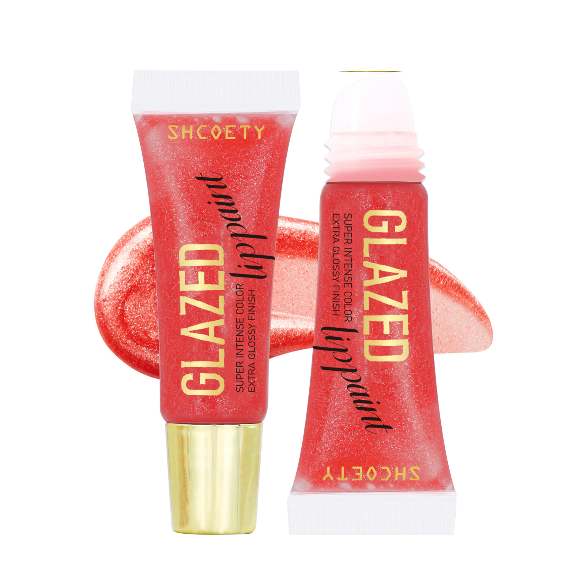 SHCOETY Hydrating Lip Gloss has a water-like texture that does not stick to the cup. It is a pouty lip brightening tube lip gloss and lip gloss that crosses borders Item Picture