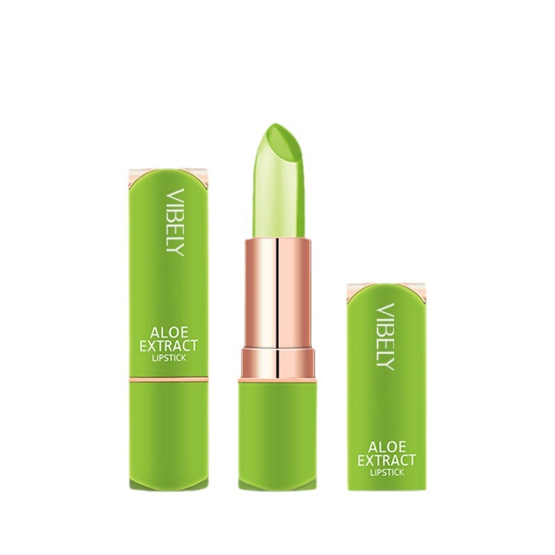 Aloe vera moisturizing and hydrating temperature-sensitive color-changing jelly lipstick, lip gloss, lip care lip balm, and makeup are selling well in live streaming Item Picture