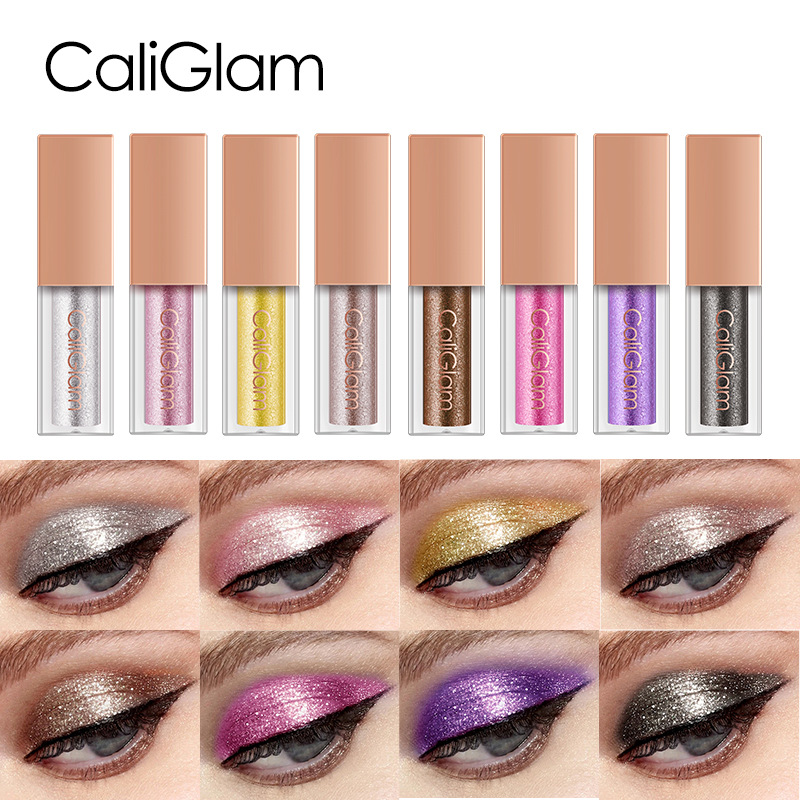 Langmanni 8-Bottle Eyeshadow Liquid Set: High-gloss Multi-Color Pearlescent Glitter Liquid Colored Eyeshadow Application Scenario