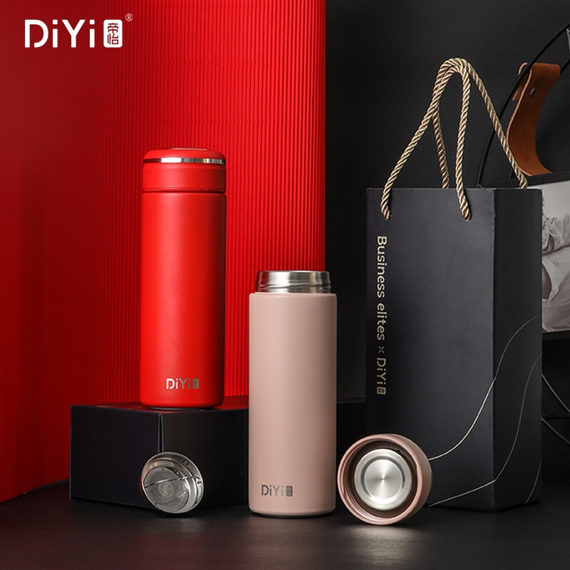 经典礼盒必入款🎁DY-BW1059帝怡百瑞经典直杯450ml,内316外304不锈钢，防刮花喷塑外观，自带316茶隔！详情1
