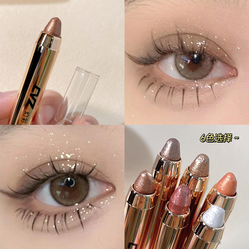 CVZ Iridescence Highlight High Gloss Eyeshadow Pen, Natural and versatile, Pearl Fine Sparkle Star Diamond Eye Eyeshadow 6 colors available for wholesale full figure