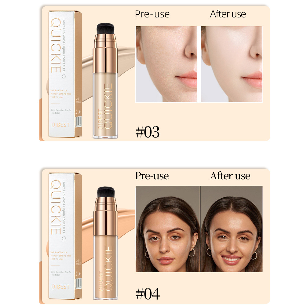 QIBESTCC Stick Foundation hydrates, controls oil, conceals blemishes, lasts for a long time without smupping, is light and skin-friendly, moisturizing BB cream foundation Application Scenario