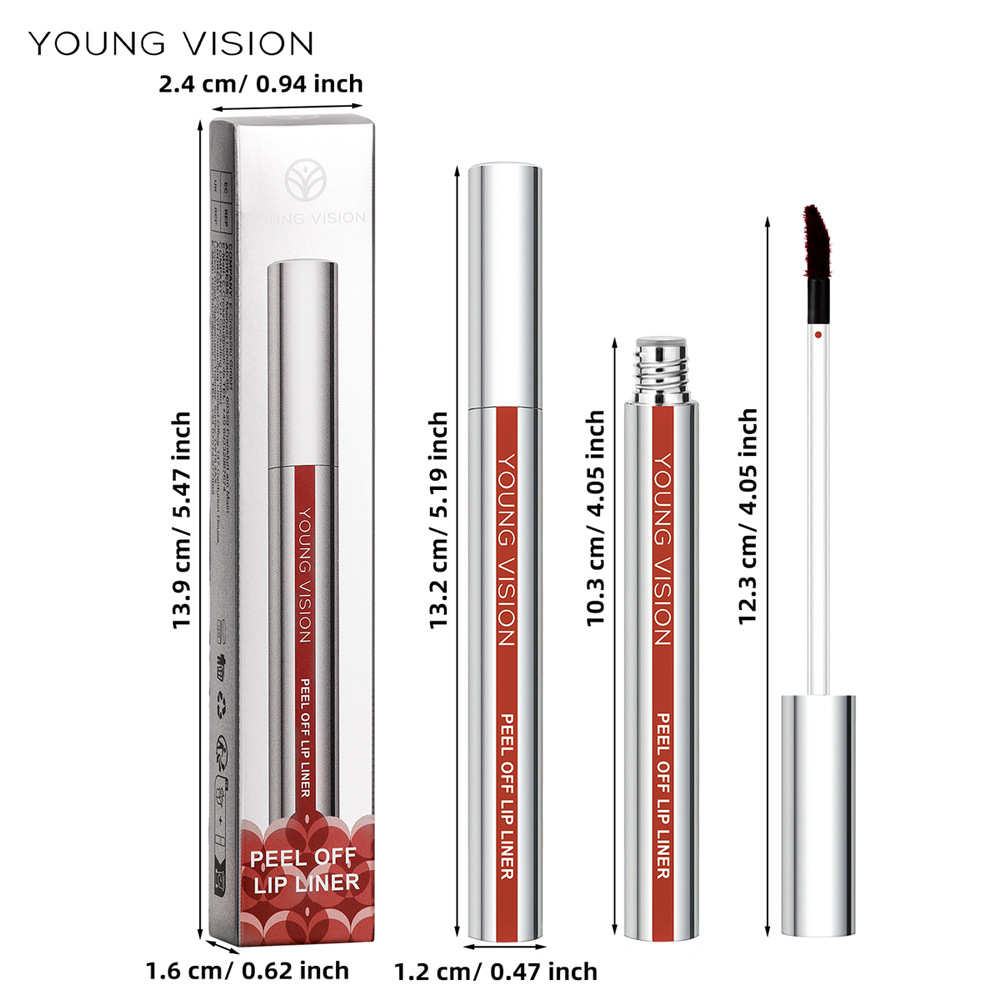 YOUNG VISION peel-off lip liner pen, matte, non-smudging, outlining lip liner pen, makeup pen Application Scenario