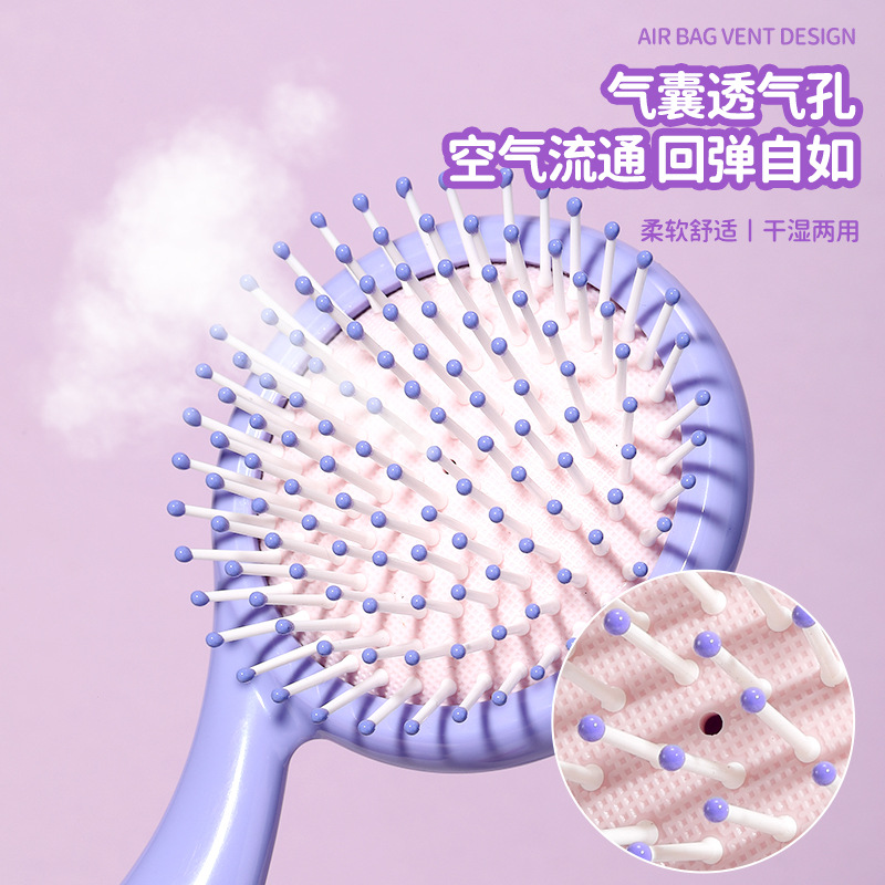 LMLTOP Lollipop scented massage airbag Comb, cute, small and portable air cushion comb, hair comb SY765 Specification drawing